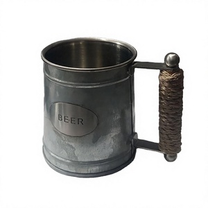 Premium Quality Galvanizing Beer <b>Mugs</b> And Glass Barware Wine Glass Drinkwater Table Bar Tool set kitchenware whole best price - Product Image 1