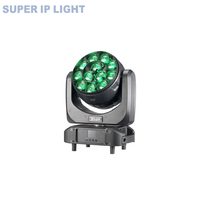 Luz Móvil de Cabeza Giratoria de 550W con 12 LED de 40W 4 en 1 para Fiestas, Bodas y Conciertos, Motor Trifásico, Sonido RDM, Auto CTO, RGBW, Zoom Wash