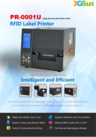 Imprimante d'étiquettes RFID UHF/HF à transfert thermique et thermique directe 300 dpi avec vitesse de 8 IPS en stock