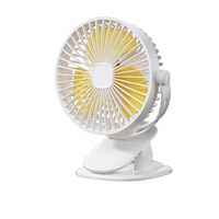 Mini Ventilador USB de Plástico con Clip, para Dormitorio, Hogar y Oficina, con Motor sin Escobillas - Venta al por Mayor