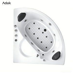 Bồn tắm <span class=keywords><strong>massage</strong></span> trong nhà tự do đứng tự do bằng acrylic cao cấp với hệ thống vòi phun nước xoáy và hệ thống điều khiển. - Product Image 5