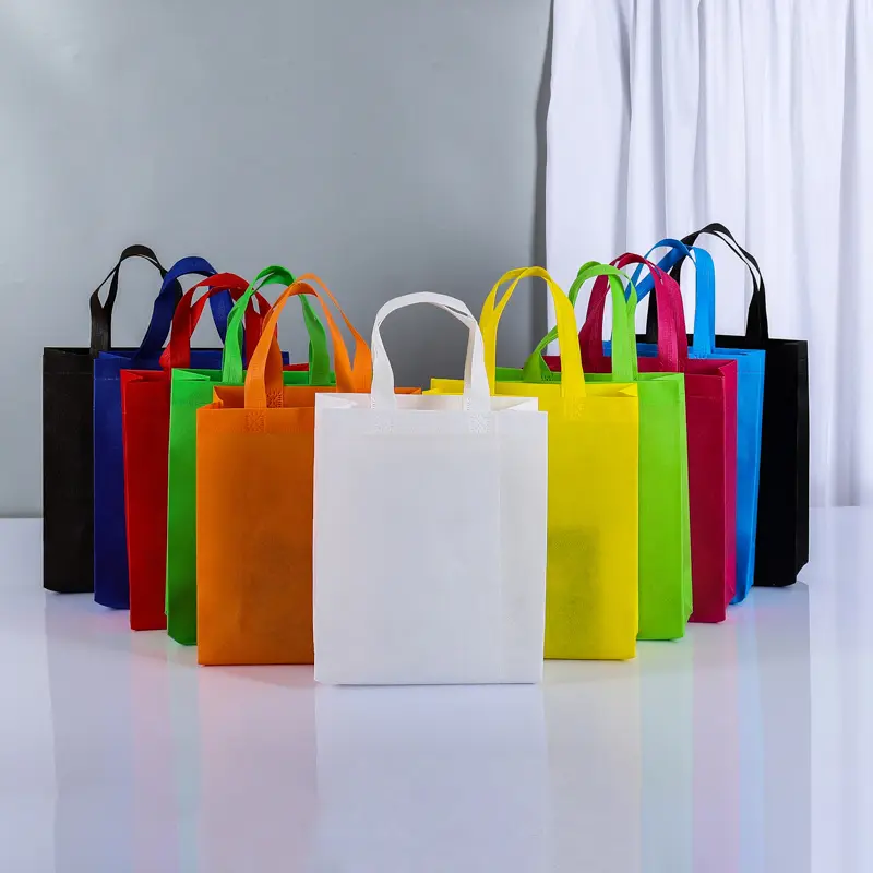 Borsa Shopping riutilizzabile in tessuto Non tessuto in polipropilene Non tessuto con Logo personalizzato PP con Logo