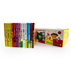 Juego de libros de dibujos animados a todo Color, varios idiomas, venta al por mayor, listo para enviar