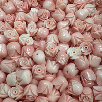 YIREPIN Grosir Manik-manik Bunga Pakalana Hawaii Resin Akrilik 7mm 10mm untuk Aksesori Pembuatan Perhiasan DIY