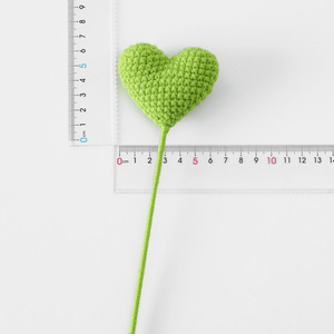 Four Seasons Handmade Crochet Yarn Heart Single Finished Birthday Gift for Girlfriend Mixed <b>Bouquet</b> Making - Product Image 2