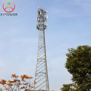 60 Meter Telecom Toren Bouw Draagbare Gsm Basisstation Draadloze Radio Antenne Communicatie Stalen Wifi Mast