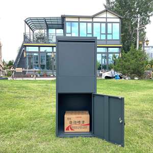 Grande boîte aux lettres extérieure durable en acier étanche boîtes d'<span class=keywords><strong>affranchissement</strong></span> personnalisées boîte aux lettres intelligente serrure boîte de dépôt petit <span class=keywords><strong>colis</strong></span> poudre - Product Image 3