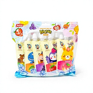 LUC LAC Fruit Jelly Pouch 5 Mixed Fruit Flavors Fun Squeeze Jelly Resealable Convenient Packaging Factory OEM ODM Wholesale - Product Image 1