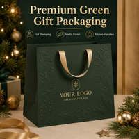 Sac cadeau personnalisé en carton blanc écologique, durable, imperméable, avec poignée en ruban de soie, pour bijoux, cosmétiques, boutique de luxe