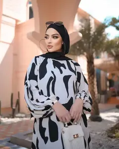 Turkish Abaya Kaftan Abaya Islamic Clothing Classical Dubai Muslim Robe Traditional Robe De Mariage Muslim