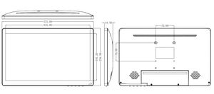 Le156 1366x768 LED màn hình máy tính với vỏ nhựa 15.6 inch Màn hình máy tính để bàn với DC 12V và được xây dựng trong loa - Product Image 6
