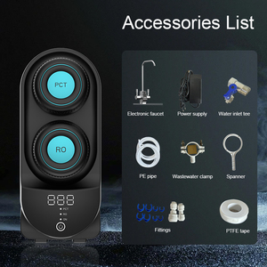 Sistema de Osmose Reversa Nobana 1000G para Uso Doméstico sob a Pia Purificador de Água Elétrico Autolimpante sem Tanque - Product Image 6