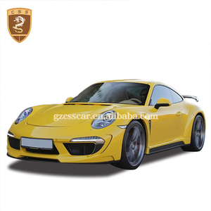 Fiber de verre 911 991 carrera auto tamponneuse modifier pour T-style de voiture kit carrosserie 2014 2016 année - Product Image 1