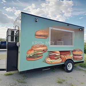 Camion de vente de nourriture de type carré conforme à la norme européenne 2025 avec sièges, acheter un food truck - Product Image 6