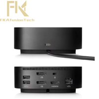 Stasiun Docking Laptop G5 5TW10AA dengan Adaptor Daya 120W USB 3.0 untuk HP 2.0 8 Port 4 Dukungan Layar