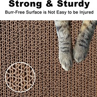 Kingtale Fournisseurs d'animaux de compagnie personnalisés Lot de 5 patchs en 1 pour chats avec boîte pour se reposer, moudre les griffes et jouer.