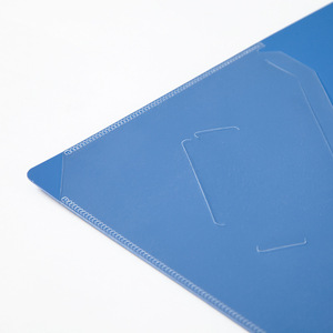 Comix NF60AK A4 <b>Document</b> <b>Folder</b> 60 Pages Thickened PVC Opaque Blue Red Black File Organizer Drawing Bag - Product Image 2