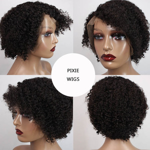 Tóc Giả <span class=keywords><strong>Bob</strong></span> Ngắn Không Keo Go Wear Tóc Người Tóc Giả <span class=keywords><strong>Bob</strong></span> Toàn Bộ Ren Phía Trước Tóc Người Thật 100% Tóc Giả Không Keo Tóc Người <span class=keywords><strong>Bob</strong></span> - Product Image 5