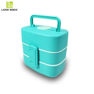 hot selling items wholesale pp reusable plastic leakproof compartment children bento lunch box for food