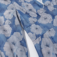 Robe longue pour femmes, robe florale printemps 2027, robe longue à col en V pour femmes, sexy