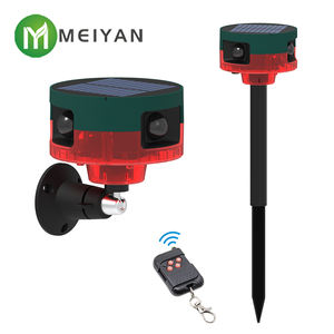 Répulsif d'animaux, alerte vocale, répulsif pour chiens et chats, lumière solaire de sécurité, système d'alarme de détection de mouvement - Product Image 6