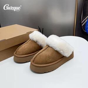 Vendita all'Ingrosso di Nuovi Stivali <span class=keywords><strong>da</strong></span> <span class=keywords><strong>Neve</strong></span> Ugs Disquette per <span class=keywords><strong>Donna</strong></span>, Scarpe Invernali alla Moda con Suola Spessa, <span class=keywords><strong>Calzature</strong></span> Casual <span class=keywords><strong>da</strong></span> Esterno in Camoscio Caldo - Product Image 1