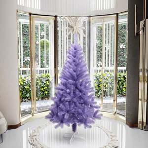 Nouveau Design Personnalisé Unique 60Cm à 300Cm Artificiel Violet PET Sapin de Noël - Product Image 5