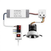 Downlight LED DALI à intensité variable 8W-25W |   Plafonnier encastré anti-éblouissement UGR<16 pour bureau/hôtel |   NFC configurable, fabrication OEM