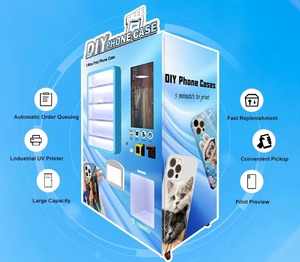 Distributore Automatico di Cover per Telefoni, Dispenser Intelligente UV con Pagamento a Monete e QR, Capacità 595 Pezzi - Product Image 2