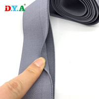 Bande élastique en nylon tissé personnalisable de 4 cm de largeur, ouverture latérale, pour vêtements, accessoires de ceinture