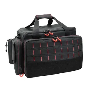 ALFA Tactical Gun Range Bag For Handguns and Ammo Shooting Bag for Gun Accessories Gun Bag Duffle Carrier