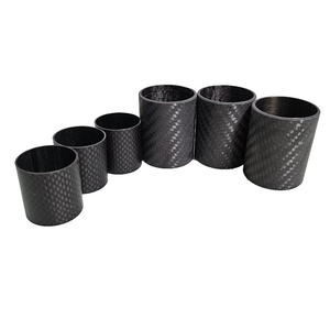 Tube en fibre de carbone noir 3K enroulé, 4 mm, 16 mm, 35 mm, longueur personnalisée, pour modélisme RC - Product Image 2
