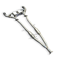 Hochleistungs-Auspuffrohre Schalldämpfer für Infiniti Q50 Q50S 3.5 3.7 2014-2024 Ventil-Auspuffanlage Perfekte Modifikation