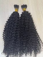 Tresses Afro Kinky Twist : Cheveux Brésiliens Véritables en Mink, Tissage/Extension/Mèche de Cheveux Kinky pour Tresses