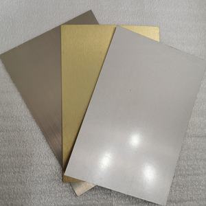 <span class=keywords><strong>HPL</strong></span> Metálico Dorado Cepillado para Puertas de Muebles, <span class=keywords><strong>Tablero</strong></span> Fenólico Formica de 1220*3050 mm, Lámina de Laminado de Alta Presión - Product Image 5