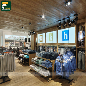 ชั้นวางเสื้อผ้าทรงกลม ชั้นวางเสื้อผ้าแบบวงกลม สำหรับร้านค้าปลีกแฟชั่น ดีไซน์สวยงาม - Product Image 3