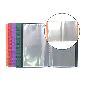 PP Office Stationery A4 Paper Document File Folder Display Book Clear Pocket Folder