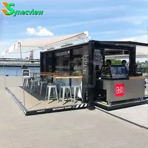 Livraison rapide pop-up conteneur bar café bar mobile dépanneur expédition conteneur maison boulangerie boutique