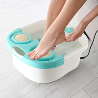 Baignoire de spa pour les pieds à prix abordable avec bulles et rouleaux de massage, maintien du chaud, 3-5L, ABS+PP