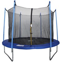 Trampoline de jardin CreateFun Heavy Duty pour enfants, rond, avec filet intérieur, 5/6/8/10/12/14/16 pieds