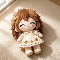 Poupée en peluche Cookie au design original, personnalisable, en coton PP doux, marque OEM, vente en gros, cadeau promotionnel, tous âges, certifiée CE