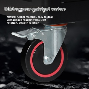 Carrito de Herramientas Multifuncional de Acero Inoxidable de Alta Resistencia, Gabinetes de Almacenamiento de Plástico Personalizados para Reparación de Automóviles y Cuidado del Vehículo - Product Image 4