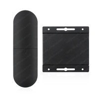 Contrôleur LED RGBW 4-en-1 à 4 canaux haute intensité 24A avec télécommande tactile complète et portée de 30 m pour bande lumineuse
