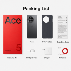 Smartphone OnePlus <span class=keywords><strong>Ace</strong></span> 5 5G d'origine, Snapdragon 8 Gen 3, batterie 6500 mAh, charge rapide 100 W, écran AMOLED 6,78 pouces 1,5 K 120 Hz, débloqué - Product Image 6