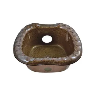 Diant China Supplier Ceramic Sink Fiber Glass Pedicure Spa Bowl For Beauty Salon