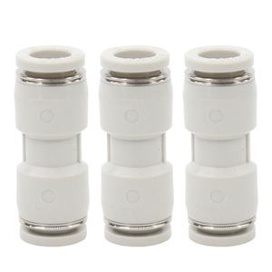 AIRTOC PU4-6-8-10-12pneumatic <b>Quickly</b> Coupler Metal Hose Lock Tube Wire Splitter Release Pipe <b>Connector</b> Hydraulic Fitting - Product Image 6