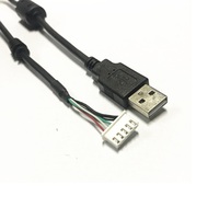 Cable USB 2.0 Macho a Conector JST de 5 Pines, 4 Pines XH, Paso de 2.54 mm, Cable de Conexión de 0.5 m