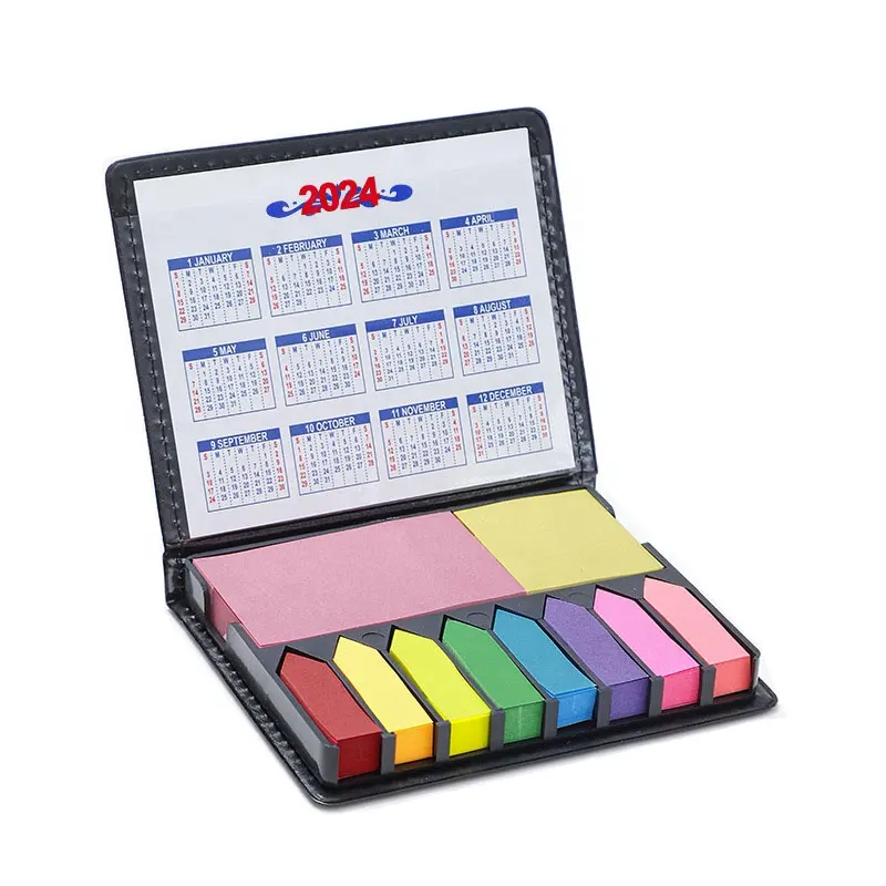 Sticky Note Bundle Set, Colored Rectangular Notes and Index Flags Organizer, With Year Calendar(1000 Sheets/Set)