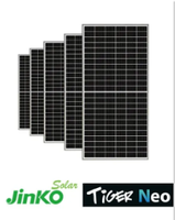 Promo Panas Jinko 620W JKM66HL4M-BDV Modul PV Kaca Ganda Bifasial Tipe-N TOPCON 600w 625w Panel Surya untuk Sistem Tenaga Surya