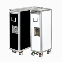 Chariot de repas d'avion personnalisable en hauteur et en couleur-multifonctionnel pour les solutions de stockage à domicile et au bureau